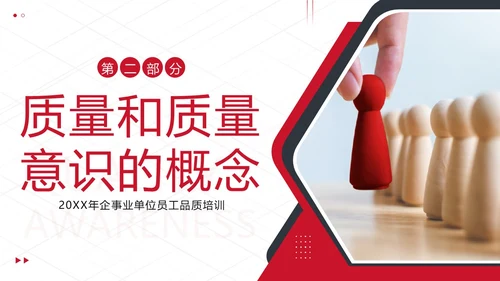 2023年质量意识品质培训提升员工质量意识商务培训PPT课件