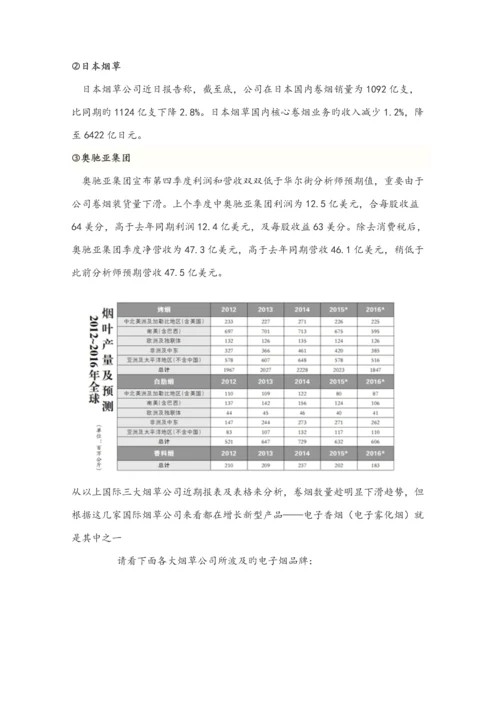 电子烟品牌国内营销专题方案.docx