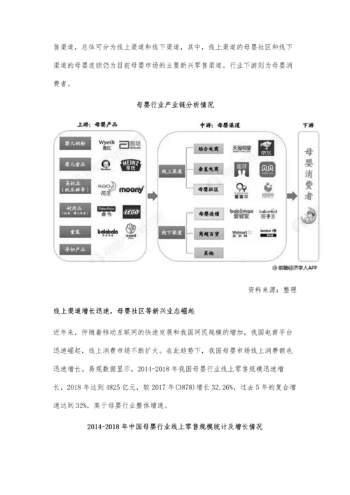 中国母婴行业市场现状及发展趋势分析-线上线下渠道长期并存乃是大势所趋.docx