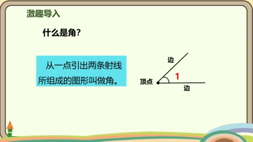 人教版数学四年级上册3.2 角的度量课件(共25张PPT)