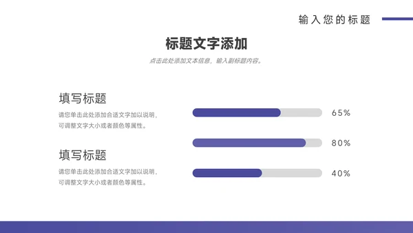 紫色极简风总结及未来展望PPT模板