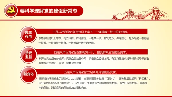 全面从严治党永远在路上党员党课培训PPT
