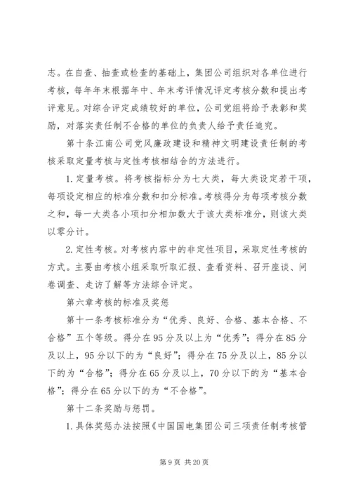 村级党风廉政责任制考核办法.docx