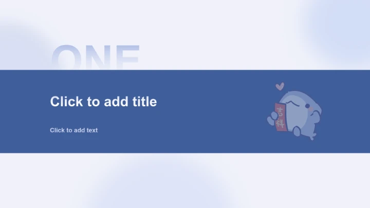 蓝色简约风呆呆鲨年终报告PPT主题