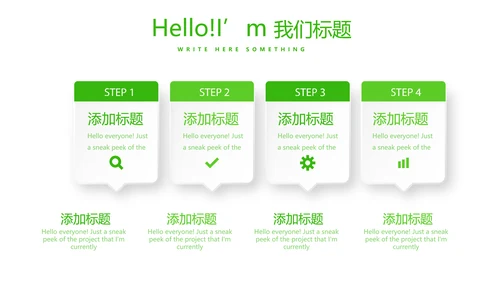 绿色小清新医药营销团队管理动态PPT