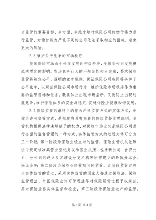 保险监管制原则与目标探索.docx