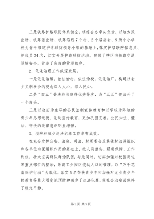 乡镇社会治安综合治理年度工作总结.docx