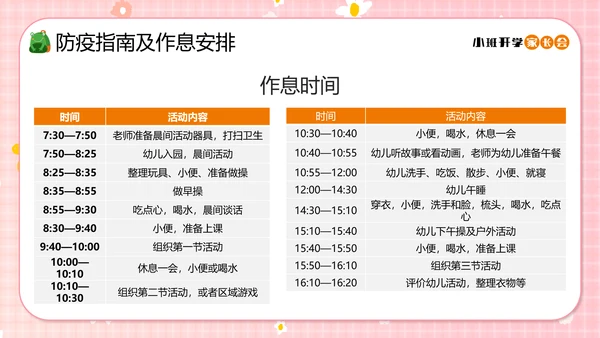 幼儿园小班开学家长会小孩儿童PPT模板