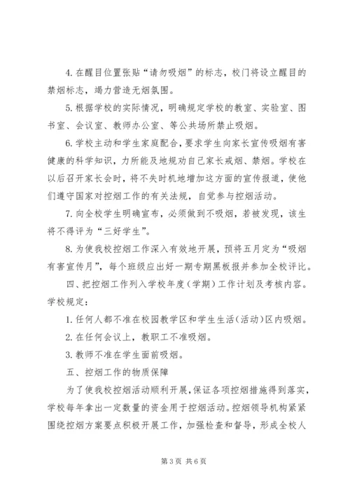 控烟领导机构公国计划控烟制度1 (2).docx