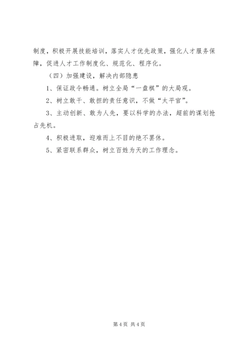 人保局解放思想教育汇报.docx