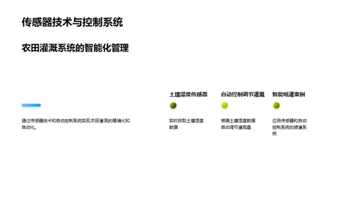 农田灌溉：科技革新