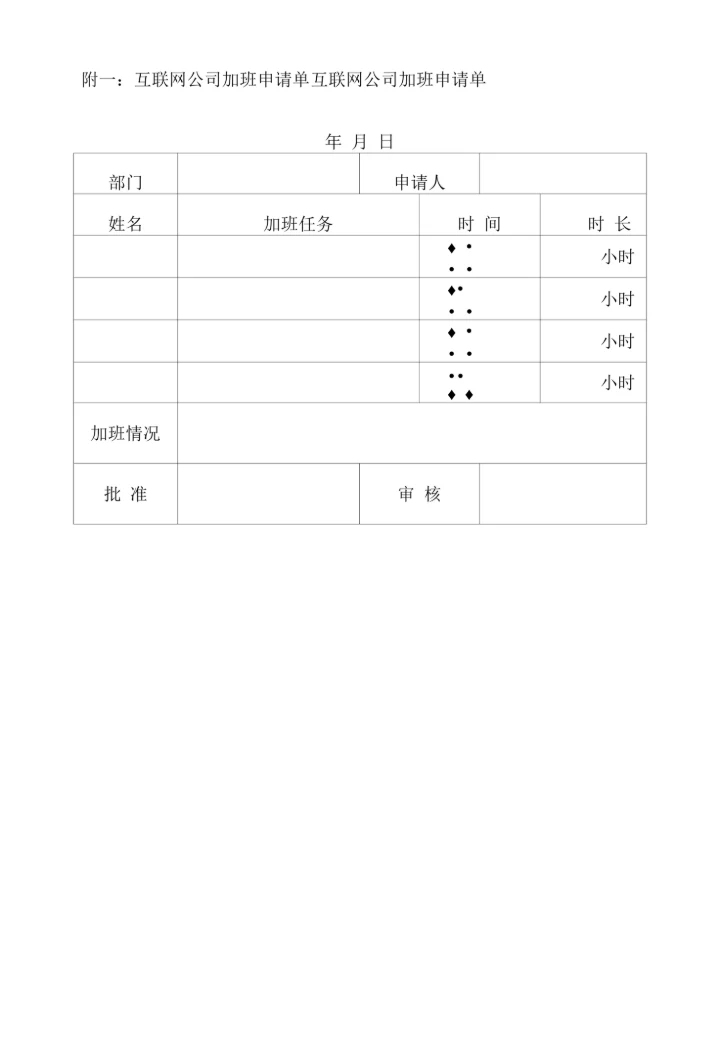 互联网公司考勤管理条例.docx