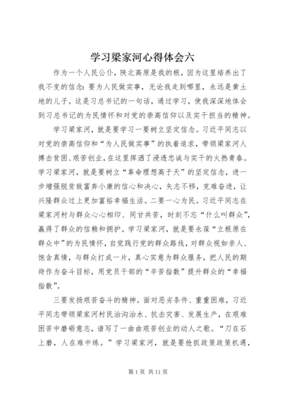 学习梁家河心得体会六.docx