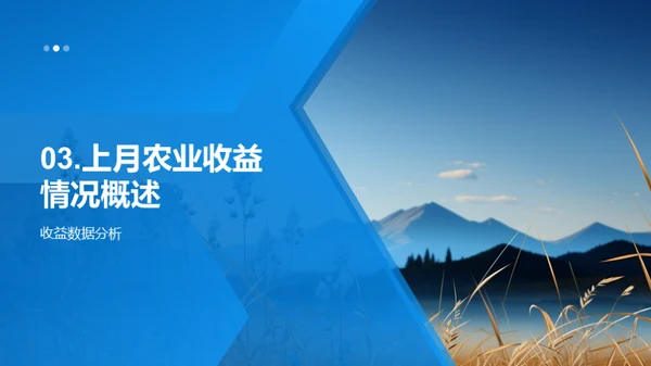 农业收益全面分析