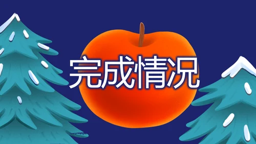 蓝色圣诞快乐圣诞节组织活动策划PPT
