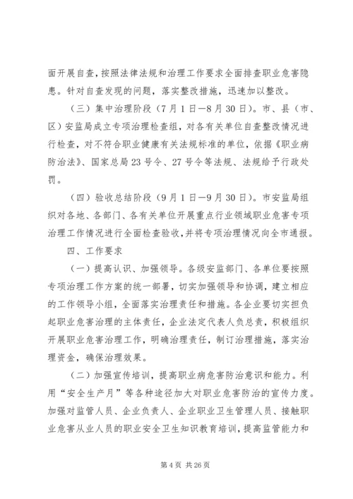 职业危害专项治理工作方案.docx