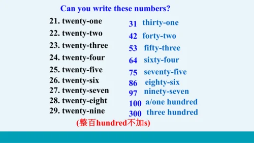 【轻松备课】外研版初中英语七年级上Module 3 Unit 1教学课件