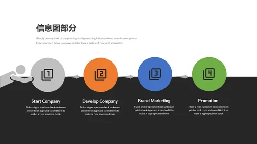 简约现代风公司简介宣传商务通用PPT模板