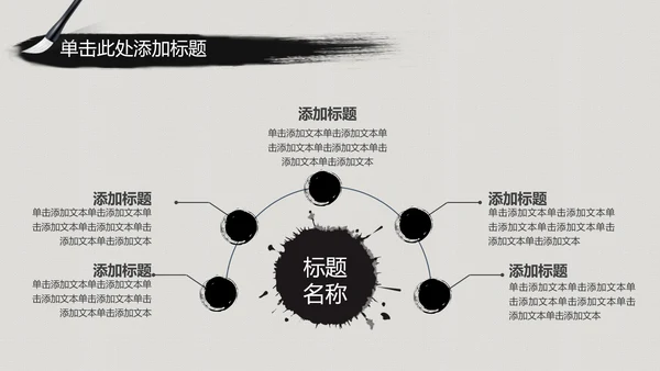 水墨中国风中医学养生保健医院中医文化中草药PPT