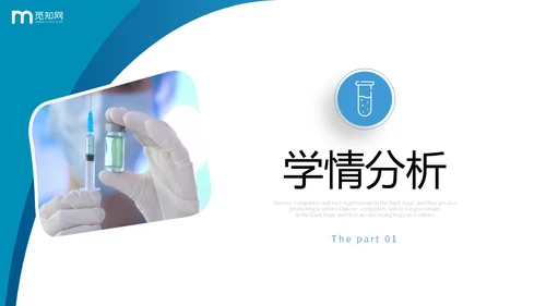 蓝色商务风简约形状护理行业说课PPT