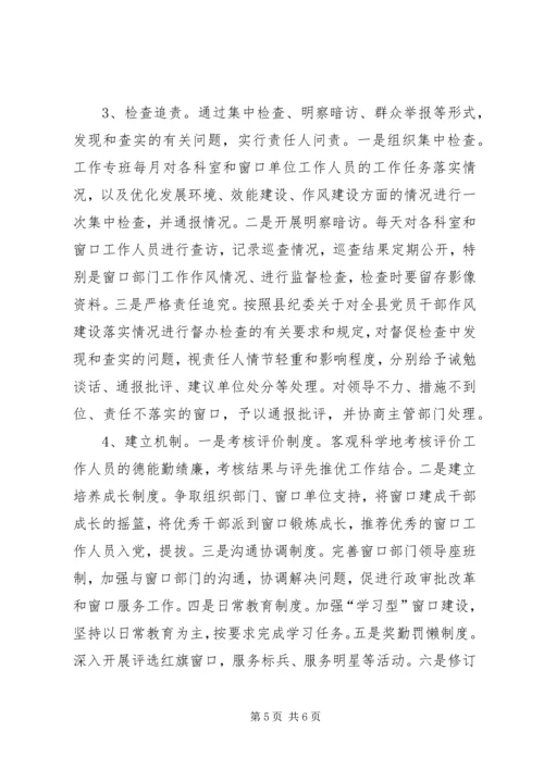 行政中心管委办治庸问责方案_1.docx