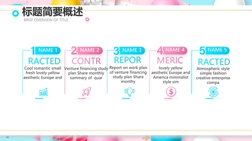 粉色唯美超市促销活动促销策划动态PPT模板