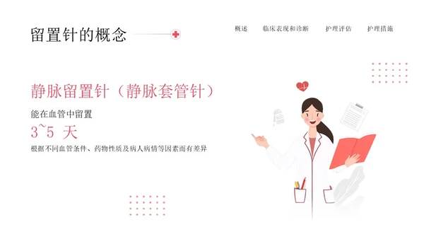 红色简约插画商务烧伤病人护理医务工作者培训PPT模板