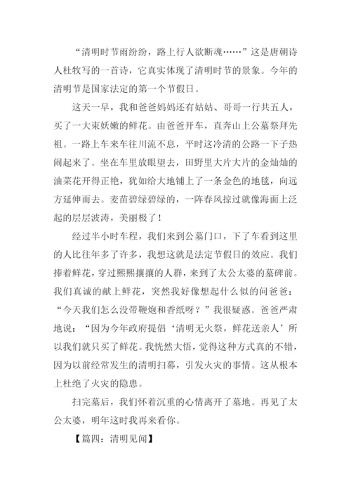 清明见闻作文400字.docx