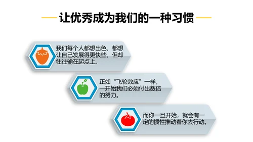 让优秀成为一种习惯主题教育班会PPT课件