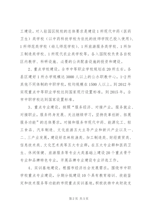 地区职业教育发展指导方案.docx