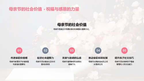 感恩母爱的母亲节