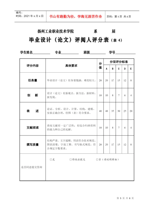 某职业技术学院毕业设计(论文)开题报告书.docx