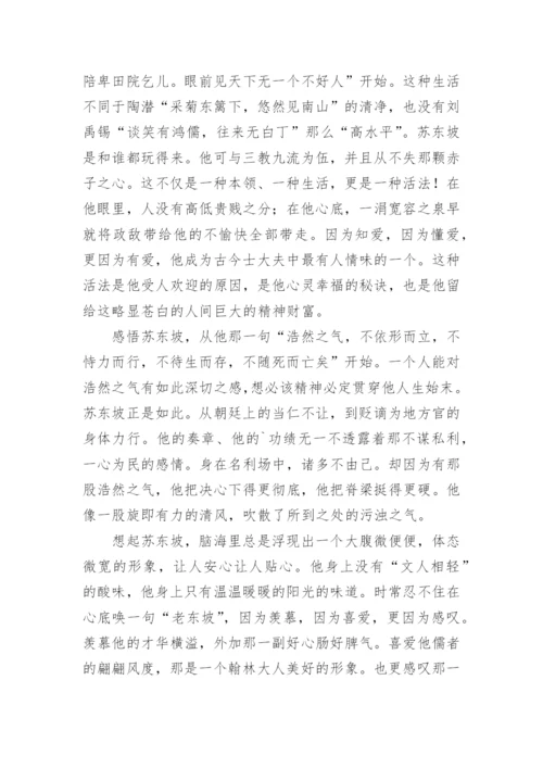 林语堂《苏东坡传》读后感950字.docx