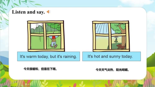 Module 7 Unit 2 It's warm today 课件(共47张PPT)