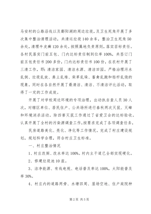 乡镇环境整治工作自查报告.docx