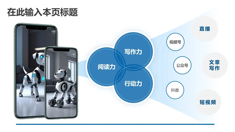 产品介绍-蓝色简约风3项