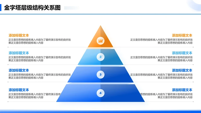 金字塔层级结构关系图