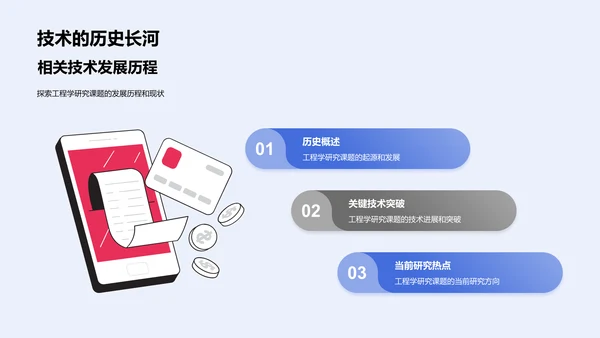 工程技术研究开题PPT模板