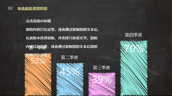 彩色手绘粉笔字教师教学课件通用PPT模板