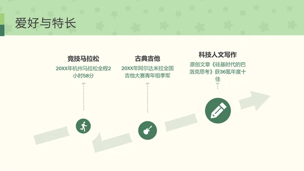 团团猫卡通风学生自我介绍