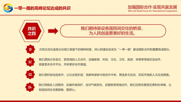 一带一路高峰论坛一带一路介绍PPT模板