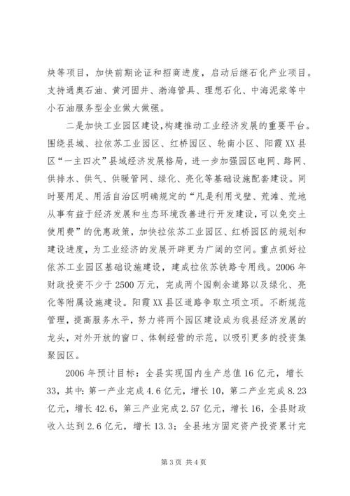 县经贸工作情况汇报 (7).docx