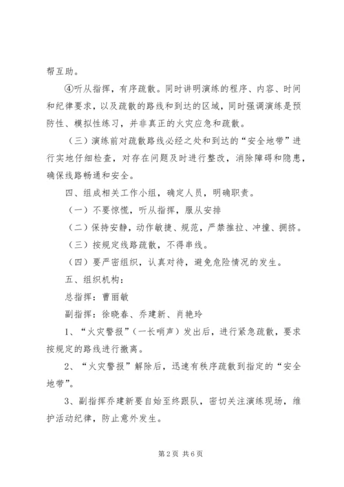 社区消防演练工作计划范文.docx