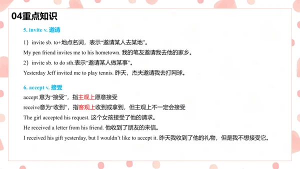Unit9 Can you come to my party单元复习课件【人教（2024秋）八上英语