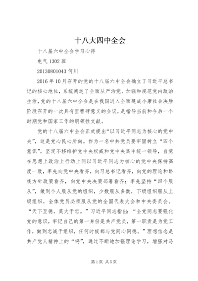 十八大四中全会.docx