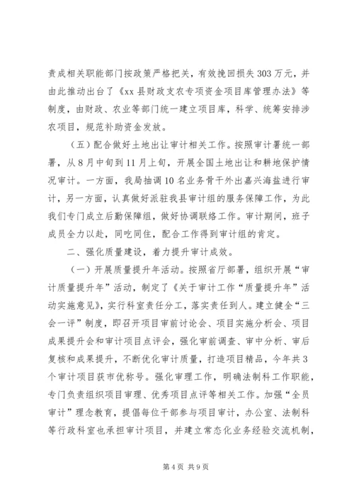 县审计局年度工作报告 (2).docx