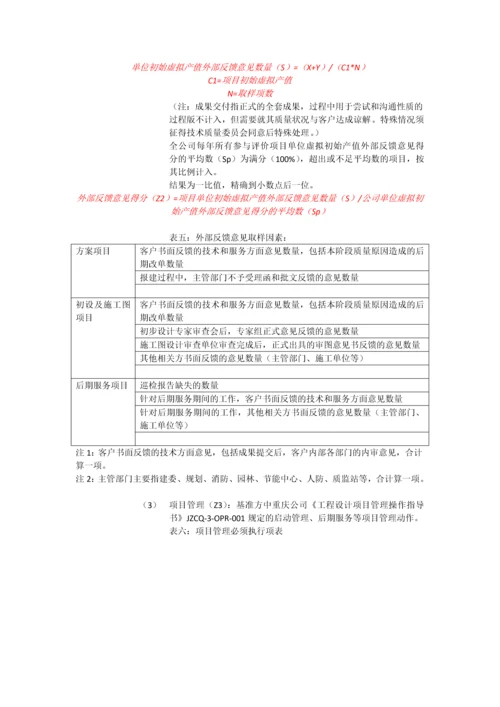 建筑设计公司项目团队绩效管理办法.docx