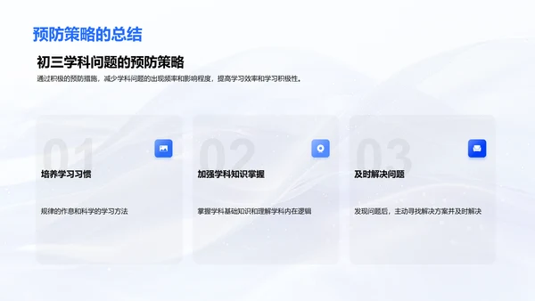 初三学科问题解决PPT模板