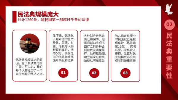 民法典普法宣传教育P通用PPT模板