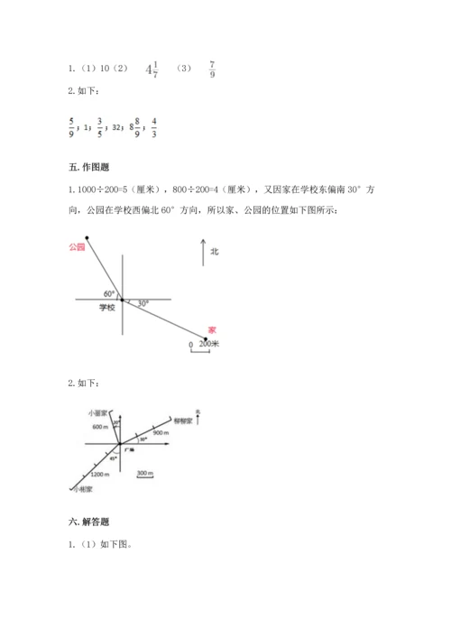 人教版六年级上册数学 期中测试卷带答案（培优b卷）.docx